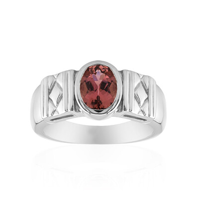 Anillo en plata con Turmalina rosa de Brasil (Pallanova)