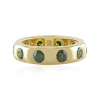 Anillo en oro con Diamante verde I2 (de Melo)