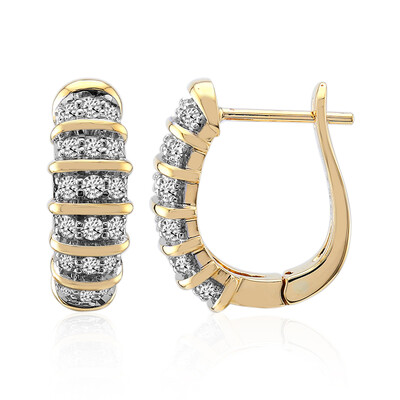 Pendientes en oro con Diamante SI1 (G) (Annette)