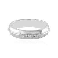 Anillo en plata con Diamante I4 (J)