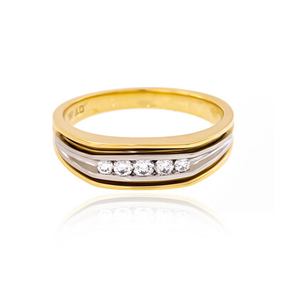 Anillo en oro con Diamante limpio a lupa F (LUCENT DIAMONDS)