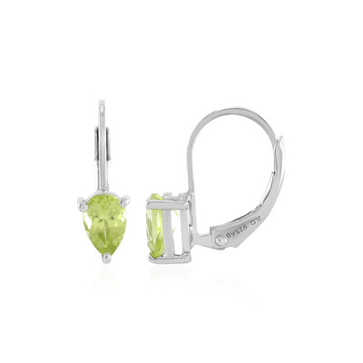 Pendientes en plata con Peridoto