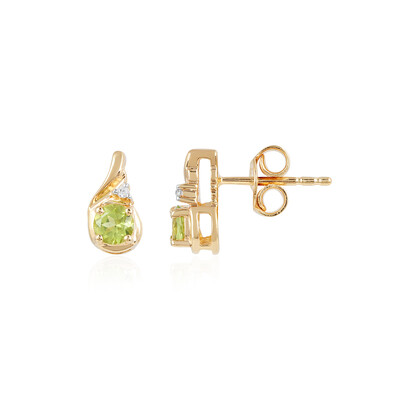 Pendientes en plata con Peridoto