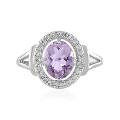 Anillo en plata con Amatista Rosa de Francia