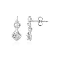 Pendientes en plata con Diamante I2 (H)