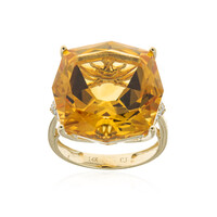 Anillo en oro con Citrino (CIRARI)