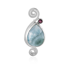 Colgante en plata con Larimar