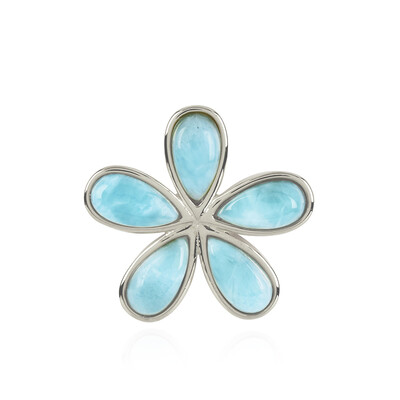 Colgante en plata con Larimar