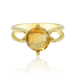 Anillo en oro con Citrino (Adela Gold)