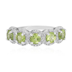 Anillo en plata con Peridoto