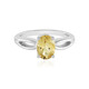 Anillo en plata con Berilo amarillo