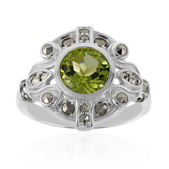 Anillo en plata con Peridoto (Annette classic)