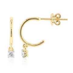 Pendientes en oro con Diamante SI1 (G)