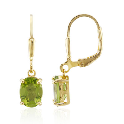 Pendientes en plata con Peridoto de Birmania