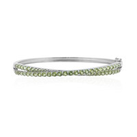 Brazalete en plata con Peridoto