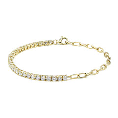 Brazalete en oro con Diamante I1 (H)  (CIRARI)