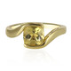 Anillo en oro con Berilo dorado