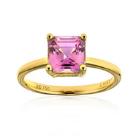 Anillo en oro con Diáspora rosa (AMAYANI)