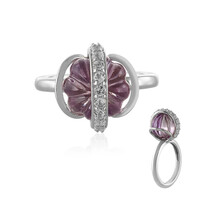 Anillo en plata con Amatista Rosa de Francia