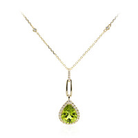 Collar en oro con Peridoto de Dashihe (CIRARI)