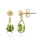 Pendientes en plata con Peridoto