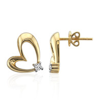 Pendientes en oro con Diamante SI1 (G)