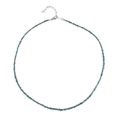 Collar en plata con Diamante azul (CUSTODANA)