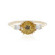 Anillo en oro con Zircón amarillo