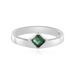 Anillo en plata con Turmalina verde Benedito