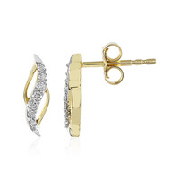 Pendientes en oro con Diamante limpio a lupa F (LUCENT DIAMONDS)