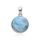 Colgante en plata con Larimar