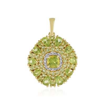 Colgante en plata con Peridoto