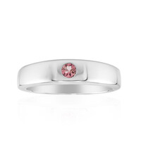 Anillo en plata con Turmalina rosa de Nigeria