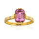 Anillo en oro con Diáspora rosa (AMAYANI)