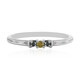 Anillo en plata con Diamante I3 amarillo