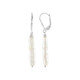 Pendientes en plata con Perla blanca Freshwater