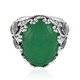 Anillo en plata con Ágata verde (Annette classic)