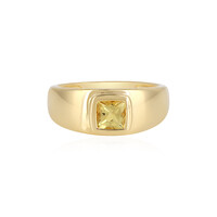 Anillo en plata con Berilo amarillo