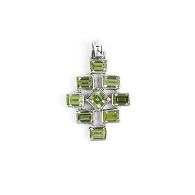 Colgante en plata con Peridoto