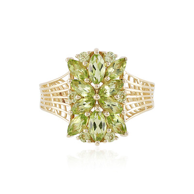 Anillo en oro con Peridoto (Ornaments by de Melo)