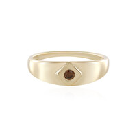 Anillo en oro con Diamante chocolate I2