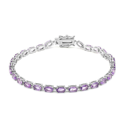 Brazalete en plata con Amatista