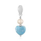 Colgante en plata con Larimar