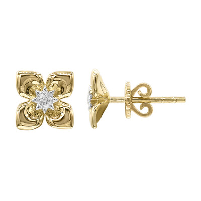 Pendientes en oro con Diamante SI1 (G) (Annette)