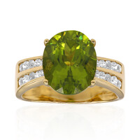 Anillo en plata con Peridoto