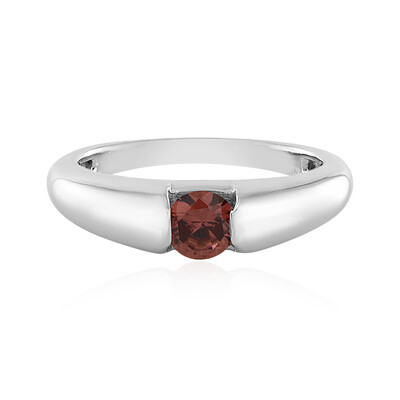 Anillo en plata con Zircón rosado