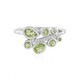 Anillo en plata con Peridoto