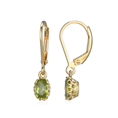 Pendientes en plata con Peridoto