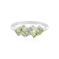 Anillo en plata con Peridoto