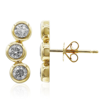 Pendientes en oro con Diamante I1 (H)  (CIRARI)